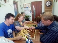 Встреча членов шахматно-шашечного клуба «Преимущество»