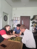Встреча членов шахматно-шашечного клуба "Преимущество" Унечской МО ВОС 